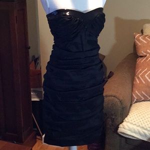 Calvin Klein strapless cocktail dress